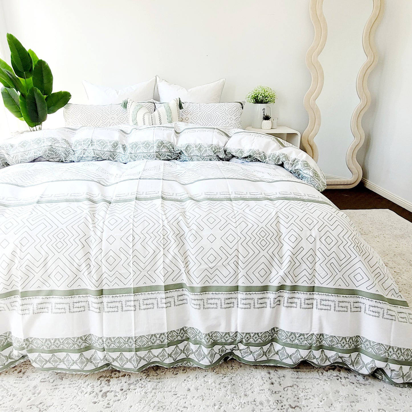 Hampton Sage-Lightweight Warmth with a Polished Look | Pure Cotton