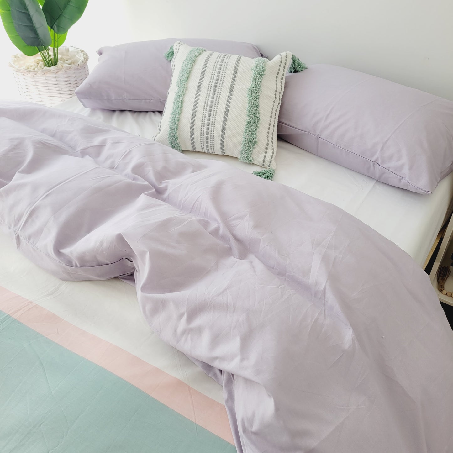 Indie Quilt Cover Set – Soft Cotton with Fade-Resistant Colors