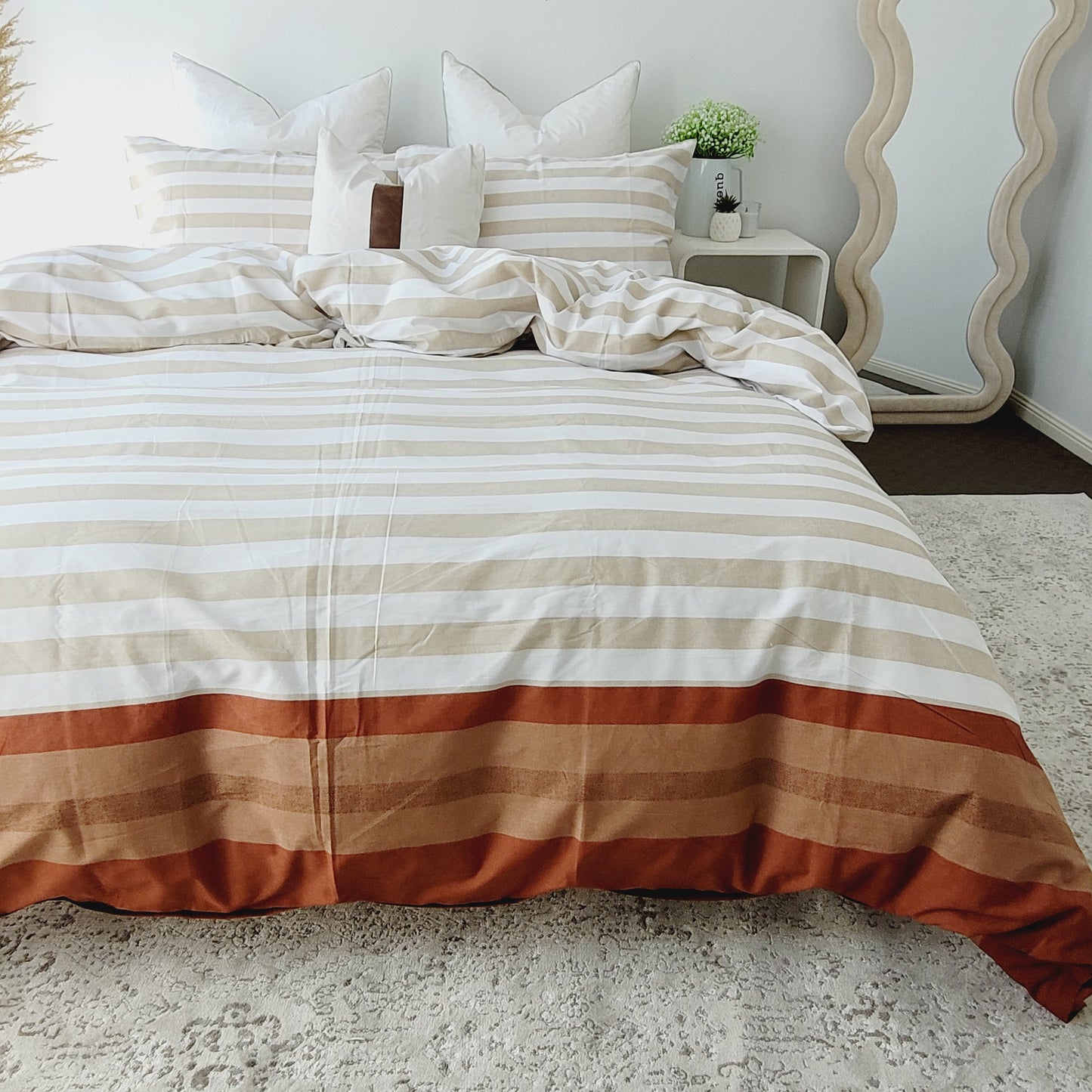 Luna Quilt Cover Set-Moisture-Wicking Fabric in Pure Cotton