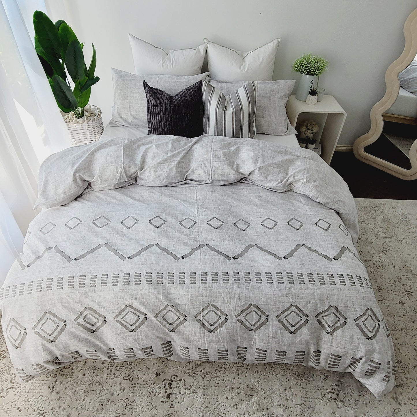 Ana-Eco Living Ultra Light Quilt Cover Set