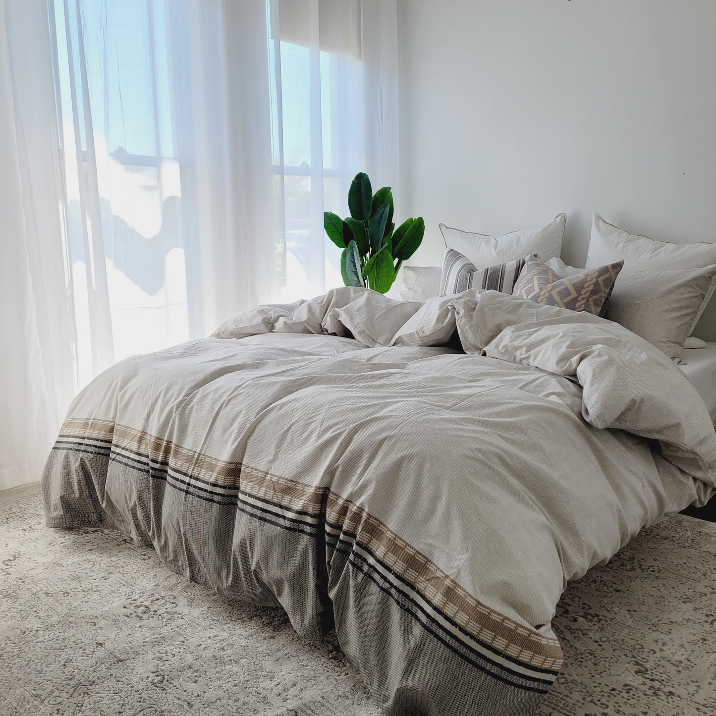 Aria Quilt Cover Set – Soft Cotton with Fade-Resistant Colors