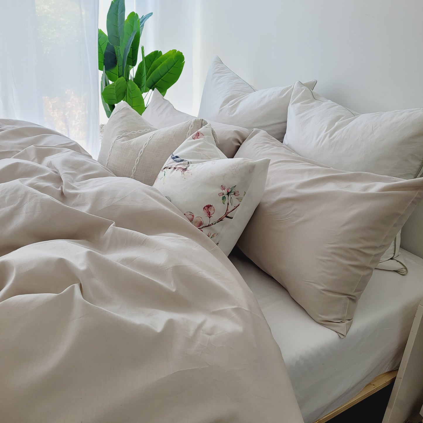 Milo-Premium 100% Cotton Quilt Cover Set