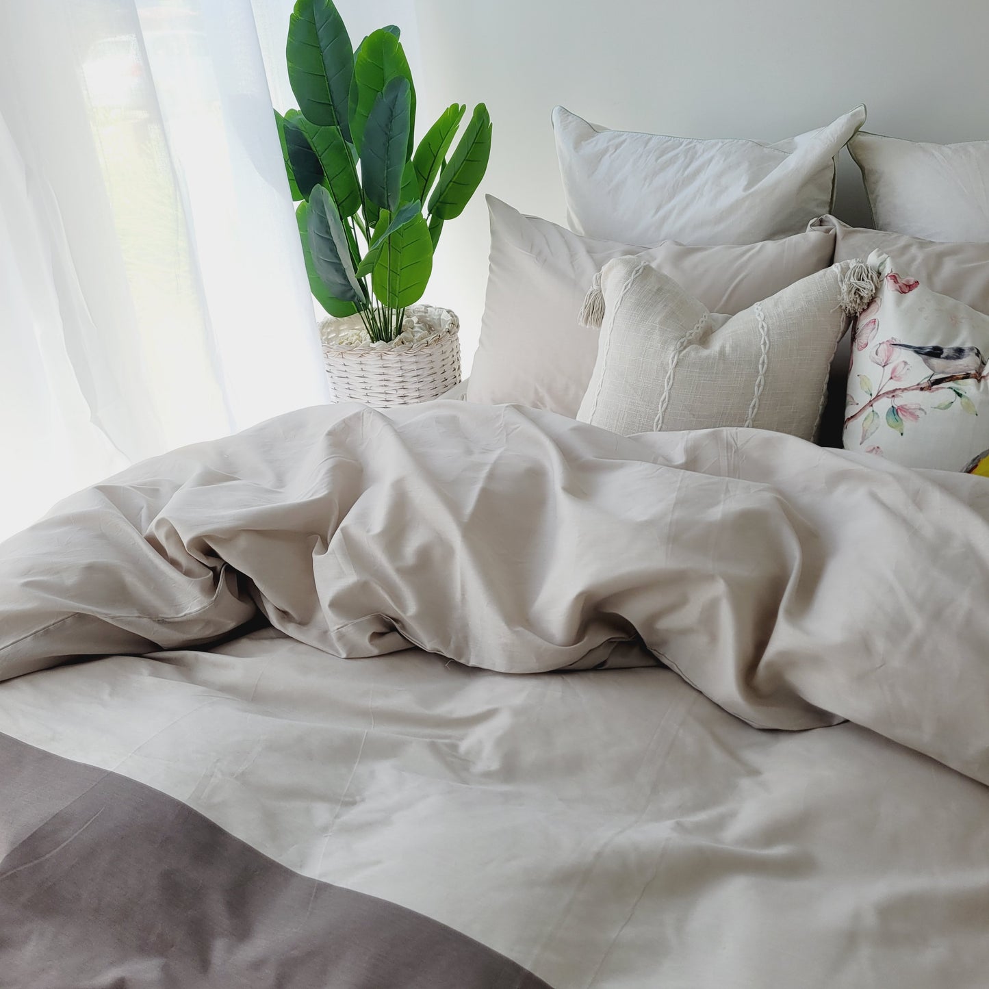 Milo-Premium 100% Cotton Quilt Cover Set