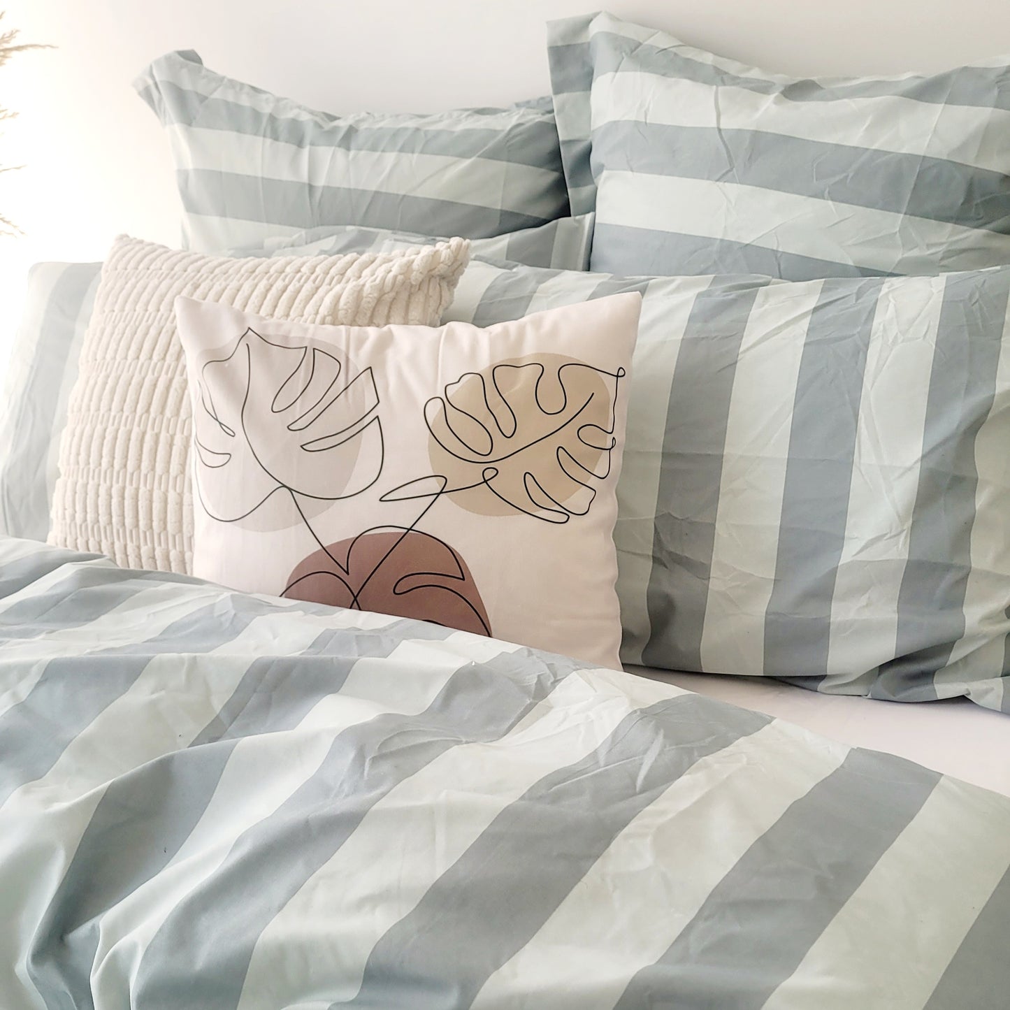 SAGE STRIX European Pillowcase Pair