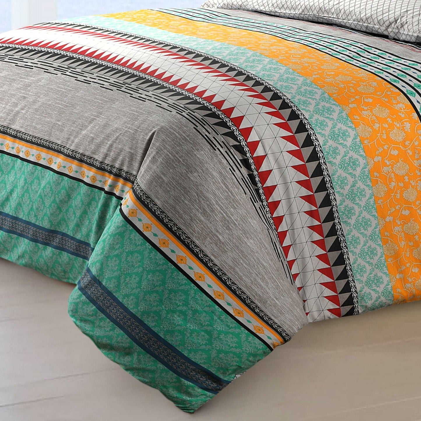 100 % Cotton Reversible Quilt Cover | Elegance