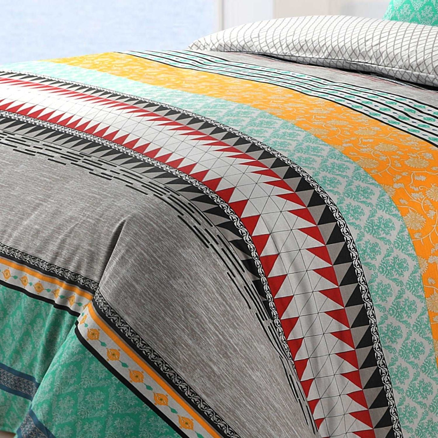 100 % Cotton Reversible Quilt Cover | Elegance