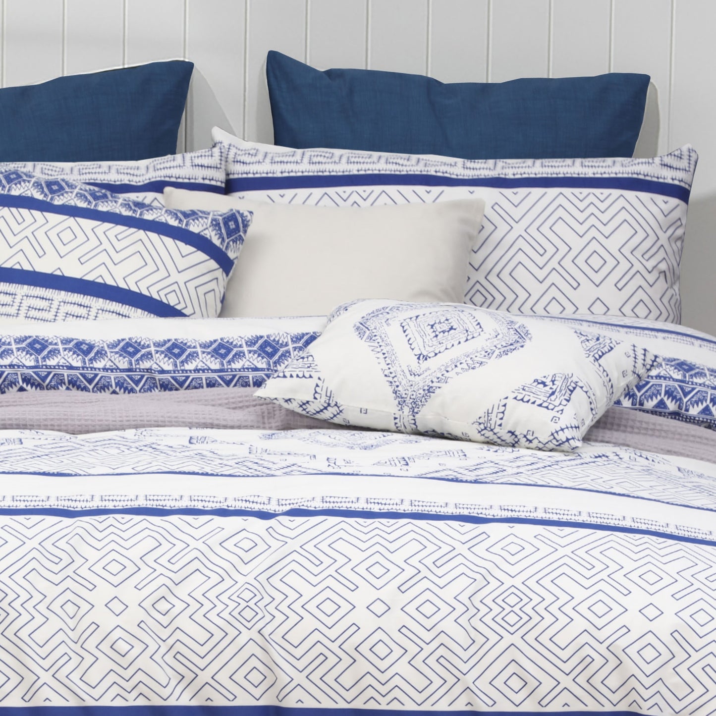 Island Serenity Quilt Cover Set– Lightweight Warmth with a Polished Look | Pure Cotton