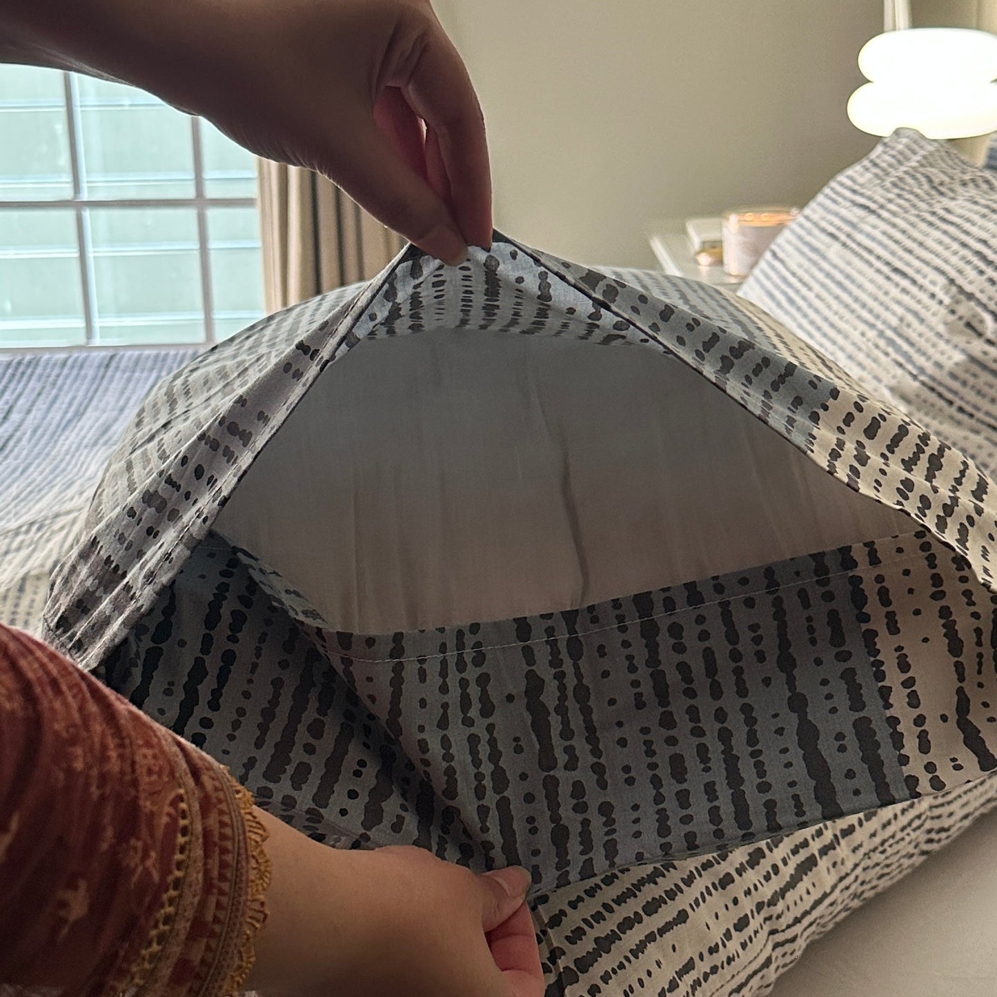 Parma Cotton Duvet Cover Set- Fade-Resistant, Hypoallergenic Bedding