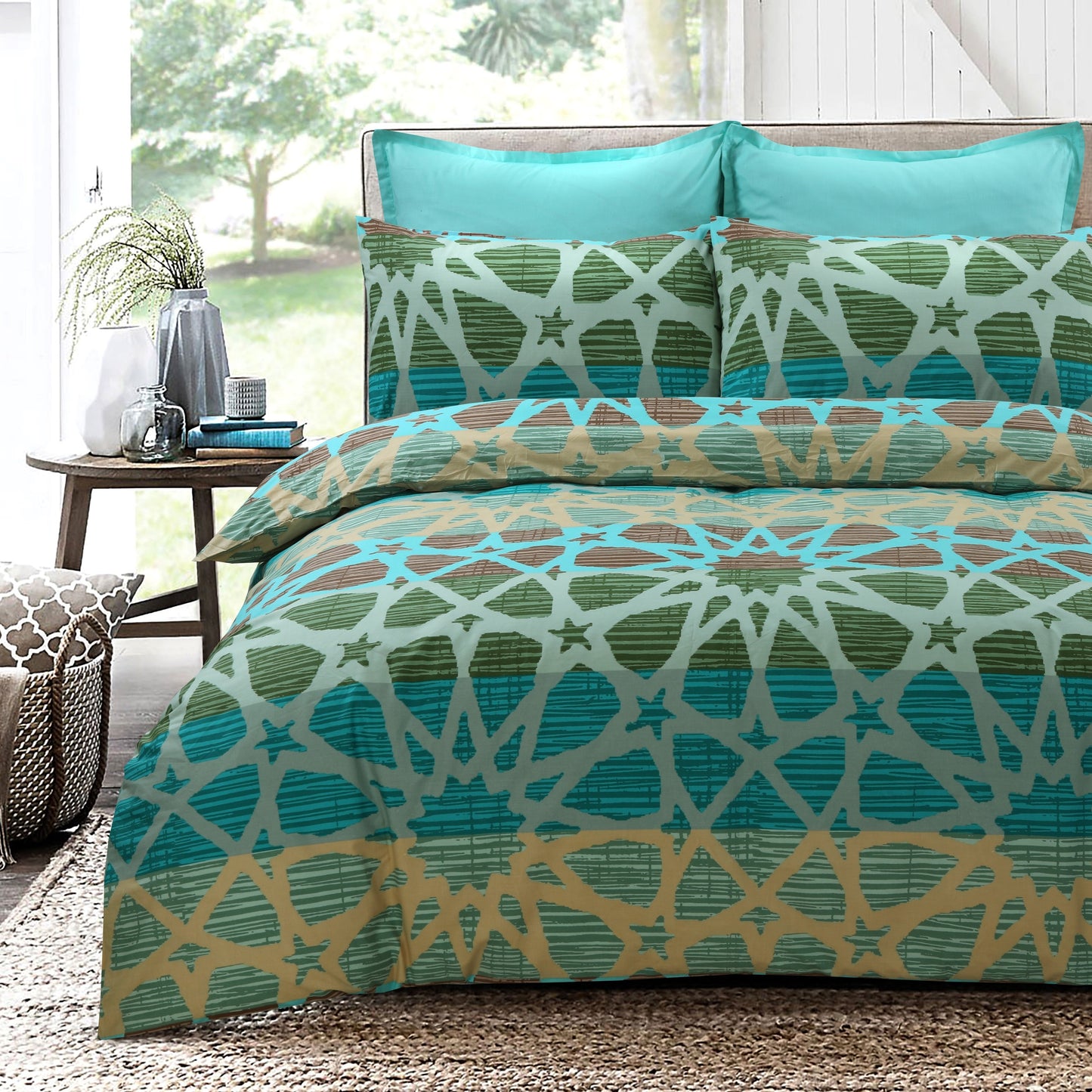 100 % Cotton Duvet Cover Set | Oasis