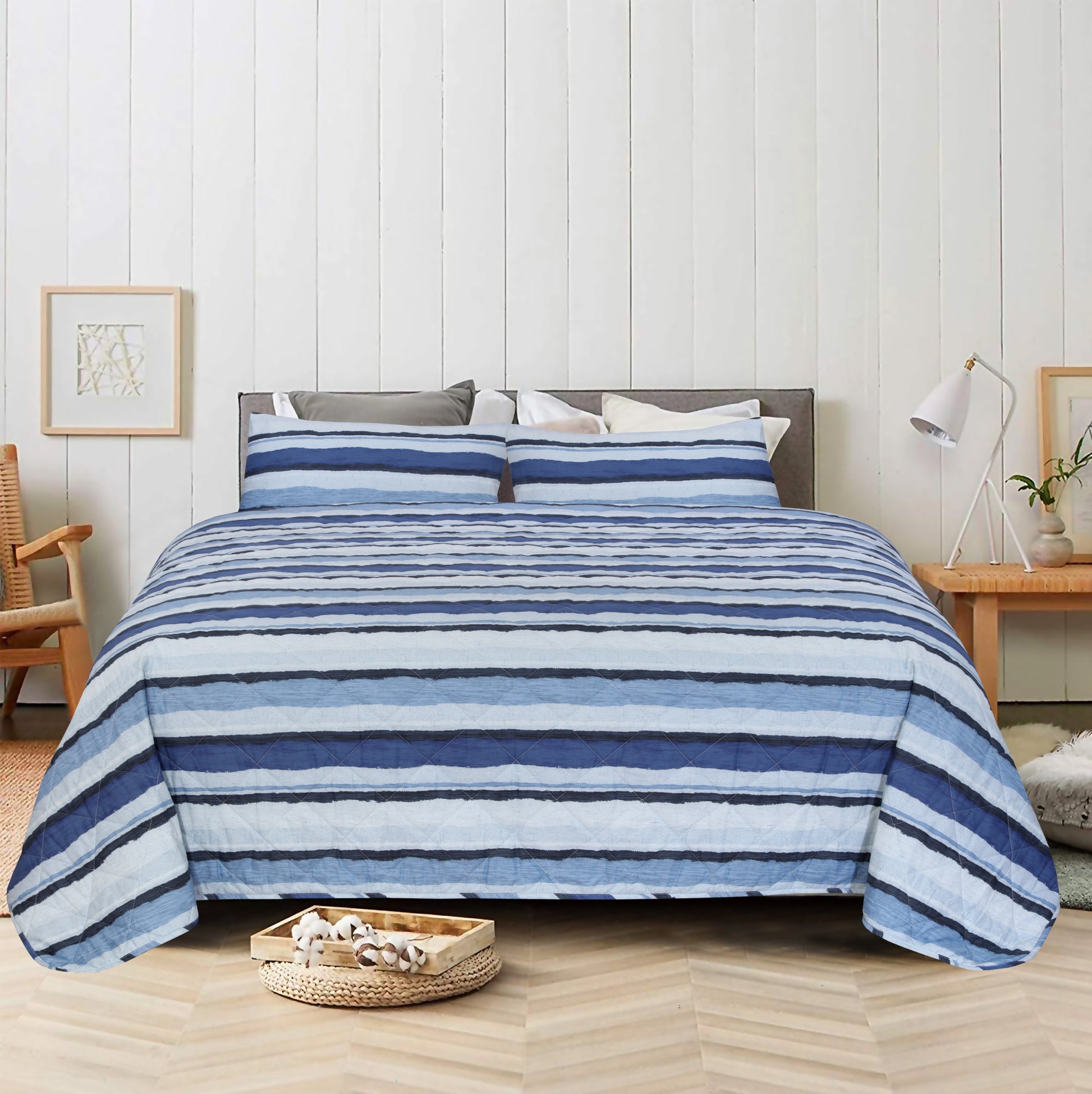 Cotton Blanket | Ocean Duvet