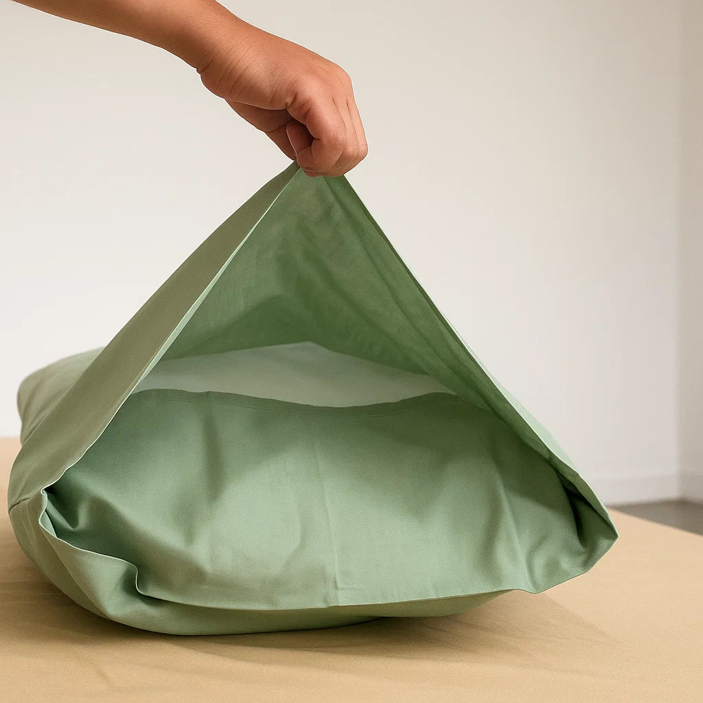 Light Sage Pillowcases-Standard size | 100% Cotton