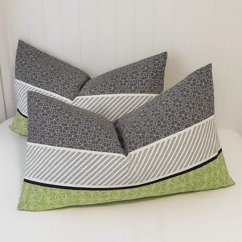 Mint Escape Pillowcases-Standard size | Cotton-Rich Blend
