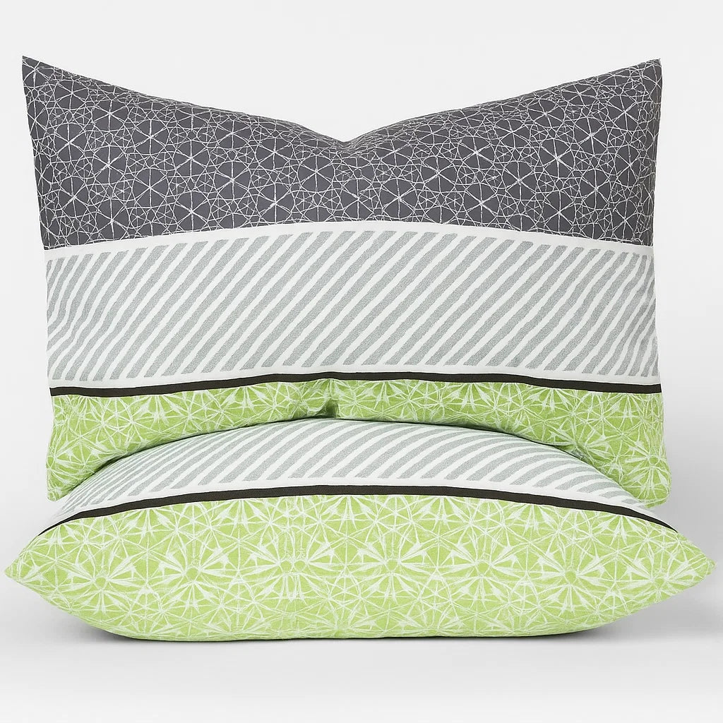 Mint Escape Pillowcases-Standard size | Cotton-Rich Blend
