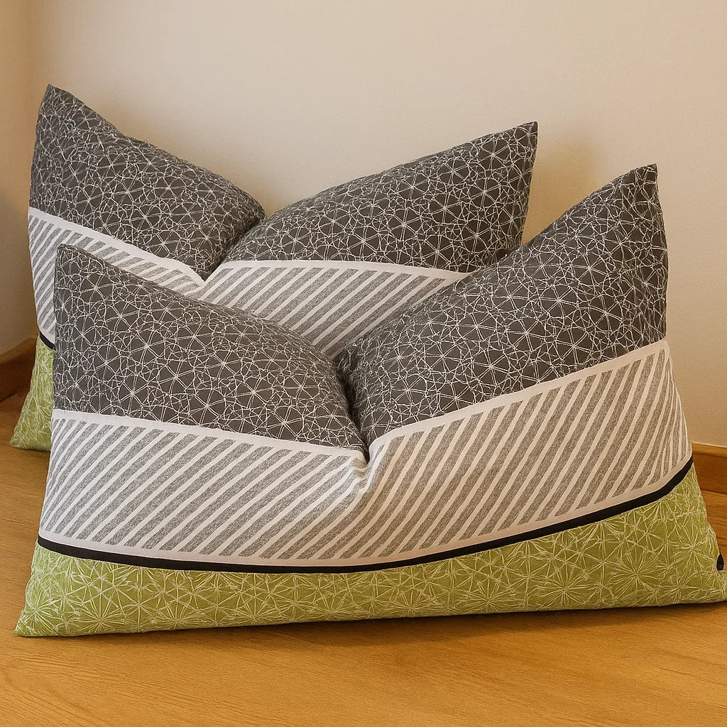 Mint Escape Pillowcases-Standard size | Cotton-Rich Blend