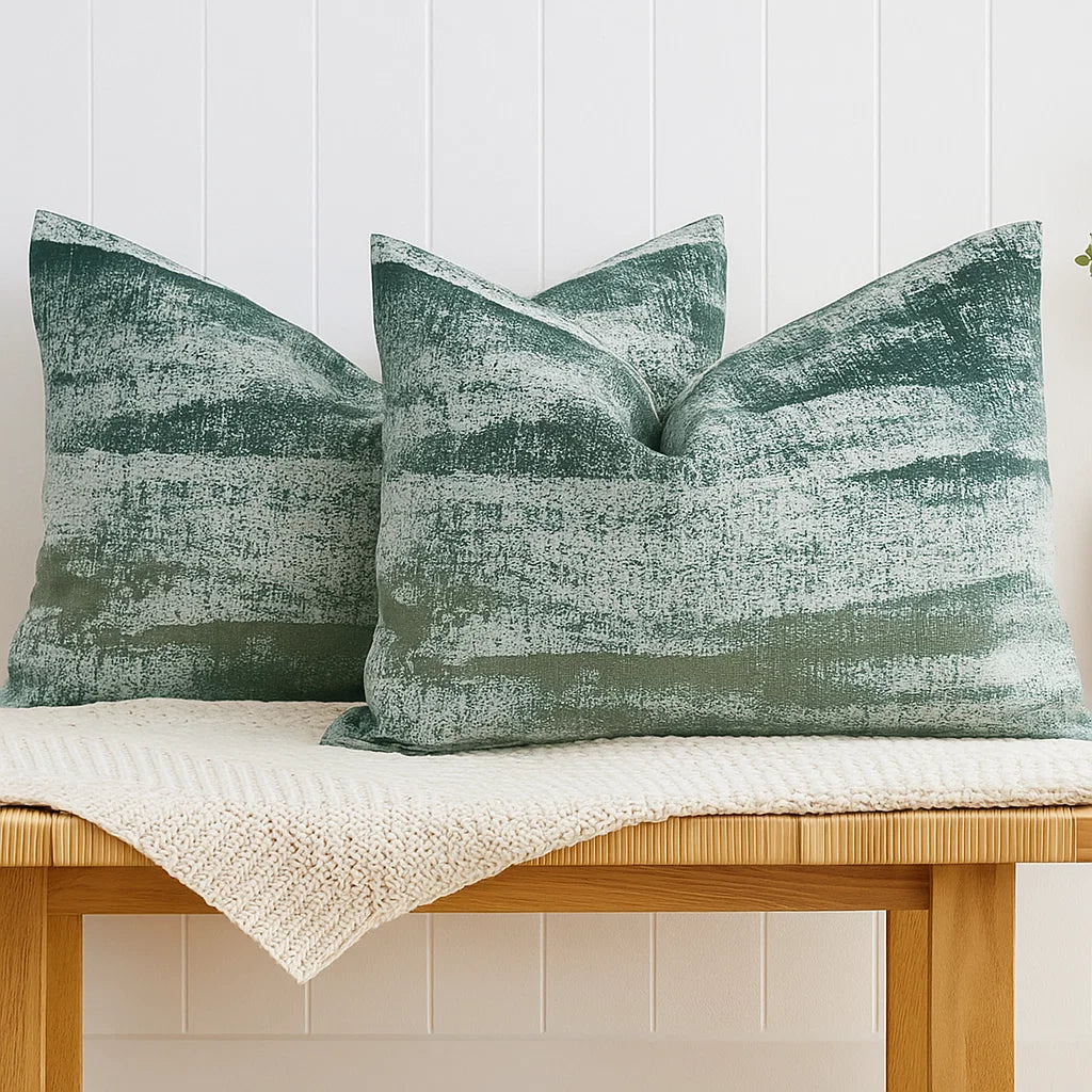 Sage Breeze Pillowcases-Standard size | 100% Cotton