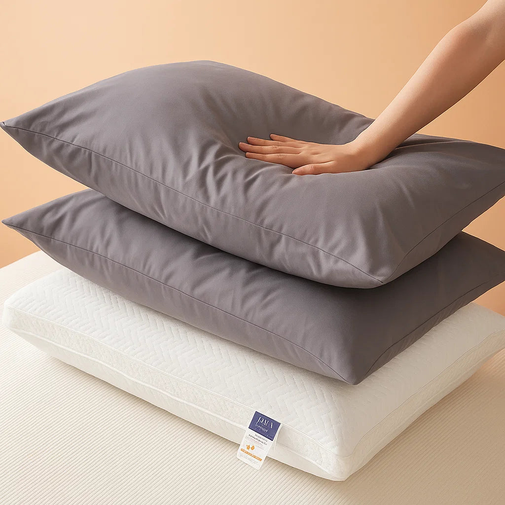 Greige Pillowcases – Standard Size | 100% Cotton