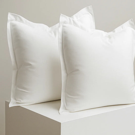 White Europeon Pillowcase | 65x65cm