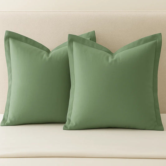 Light Sage Europeon Pillowcase | 65x65cm