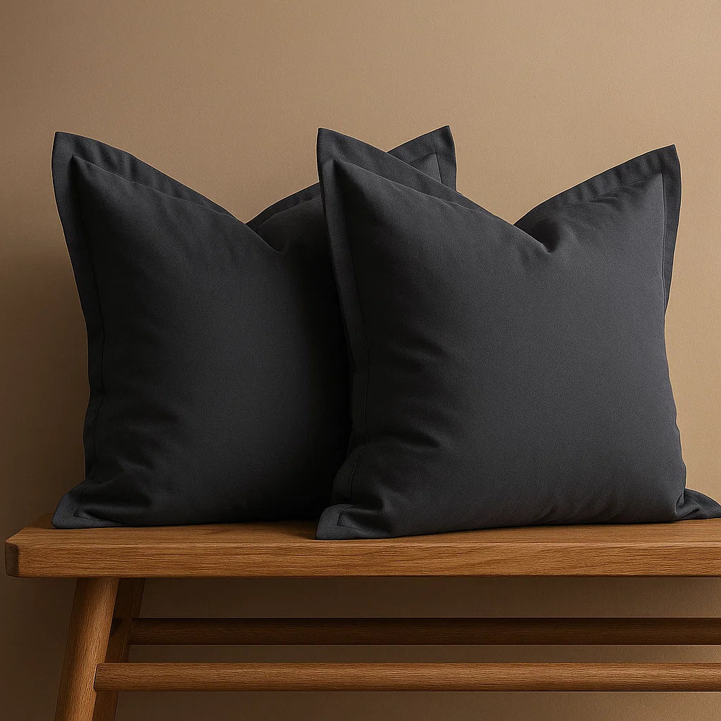 Grey Europeon Pillowcase | 65x65cm