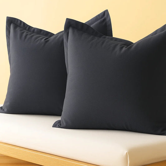 Grey Europeon Pillowcase | 65x65cm