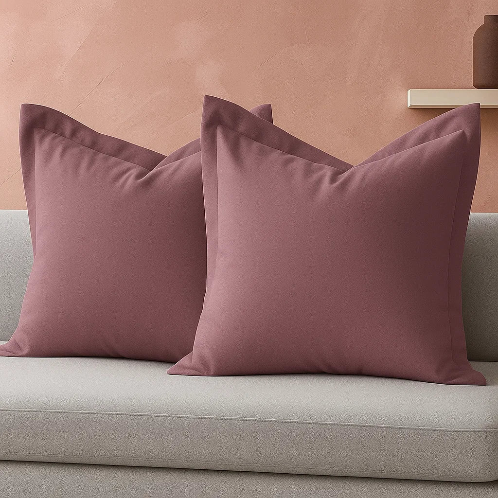 Dawn Pink Europeon Pillowcase | 100% Cotton