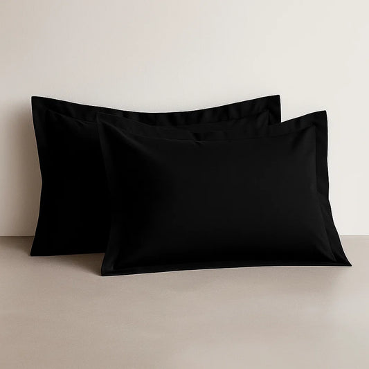 Black Pillowcases | Standard size