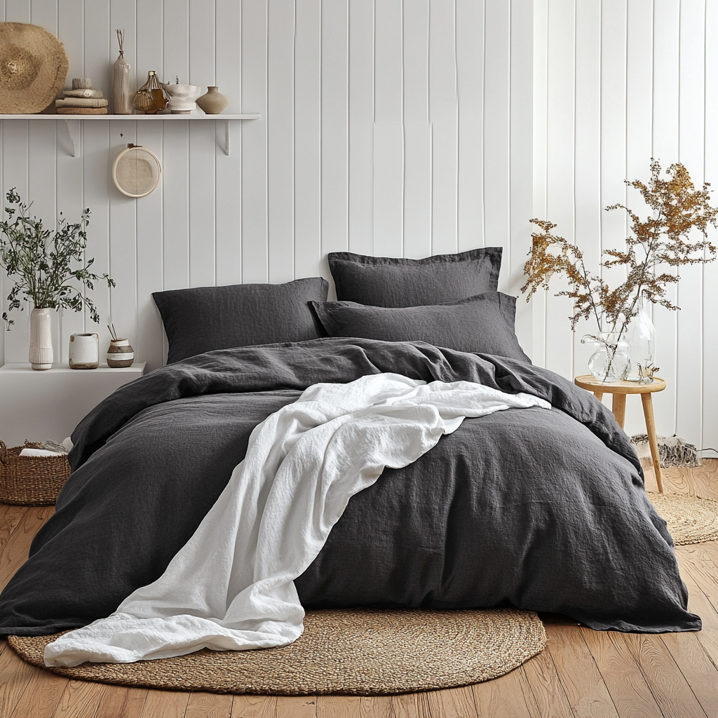 Grey Quilt Cover Set - Ultra-Soft Bed Linen