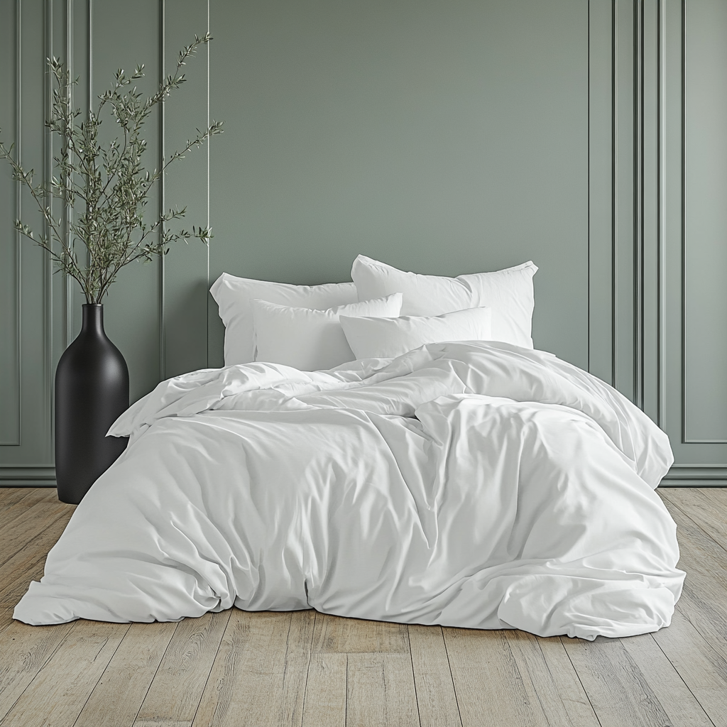 White Quilt Covers -  Ultra-Soft & Durable Bedding