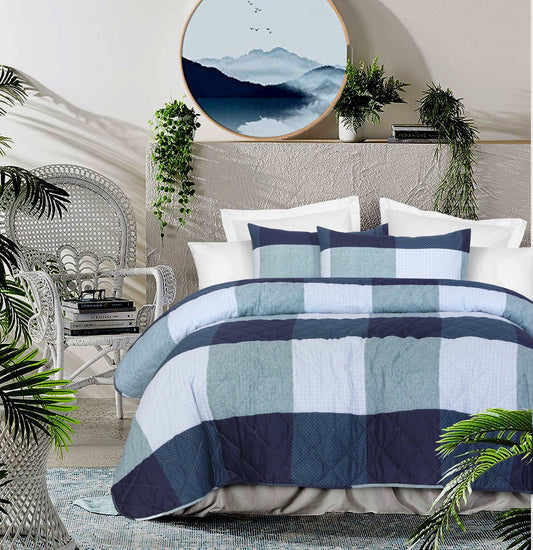 Cotton Blanket | Blue Box Bedspread