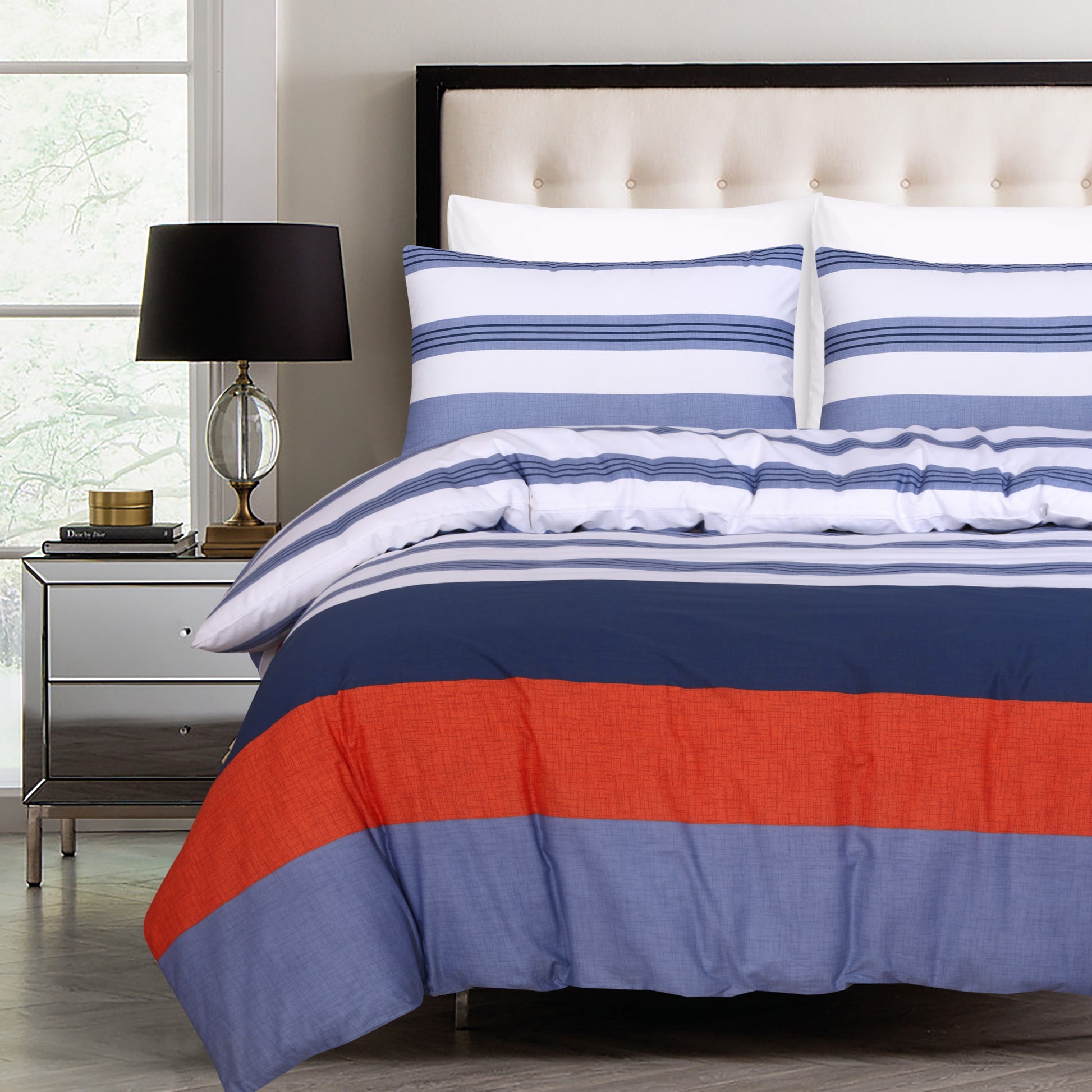 100 % Cotton Duvet Cover Set | Kara