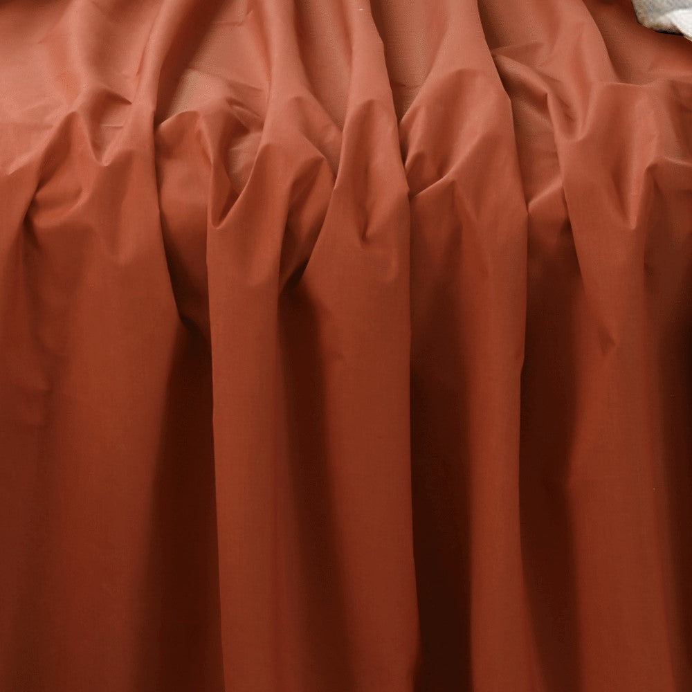 Rust Bed Sheet with Pillow Covers | Sheet Set