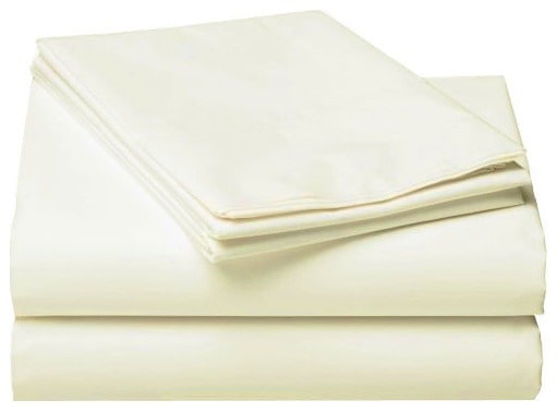 Fitted Sheet with Pillow Covers | Off White