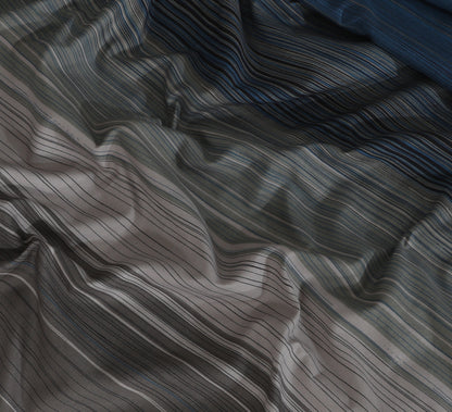 Check Europeon Pillowcases | Blue Stripes