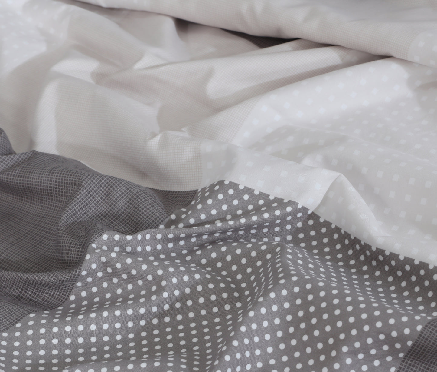 Check Europeon Pillowcases | Ash Grey