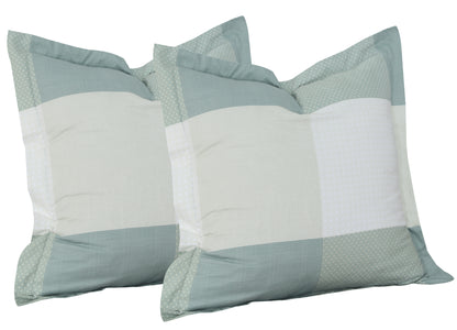 Check Europeon Pillowcases | Pastel Green