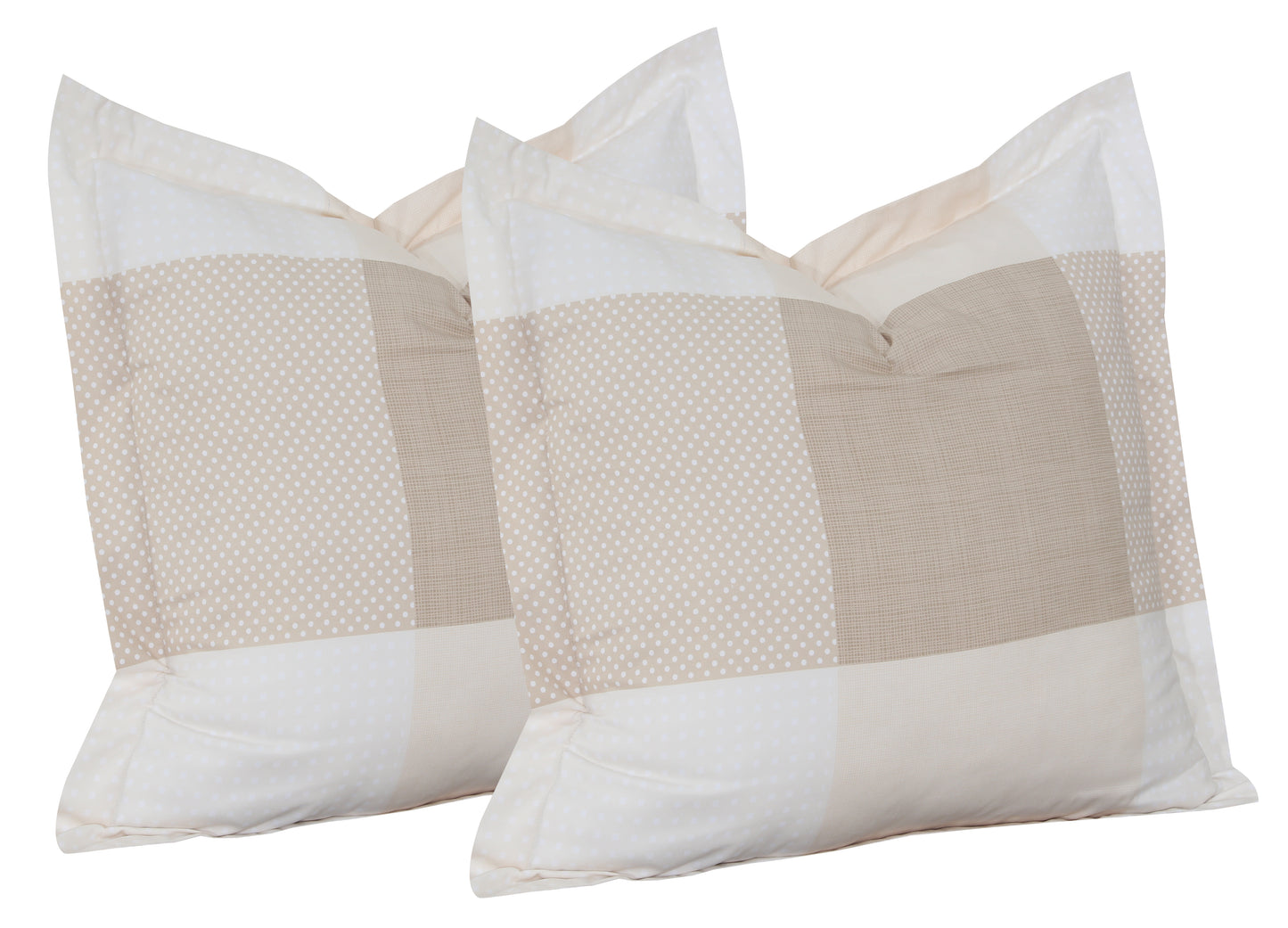 Check Europeon Pillowcases | Buffed Beige