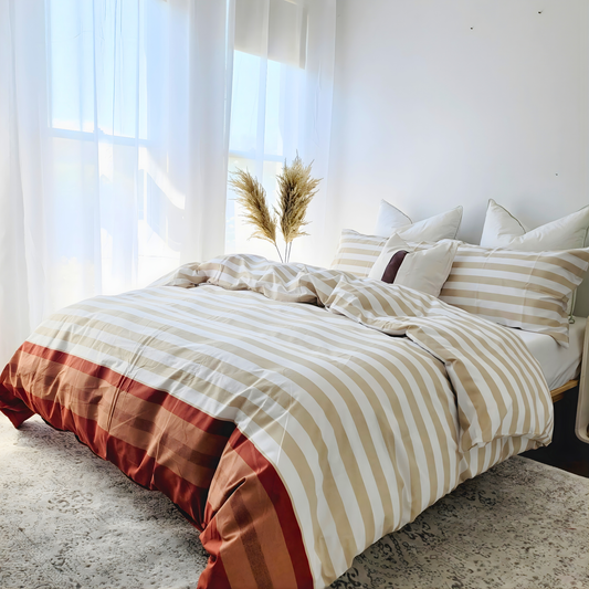 Luna Quilt Cover Set-Moisture-Wicking Fabric in Pure Cotton Percale