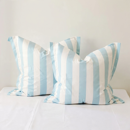 AQUA STRIX European Pillowcase Pair