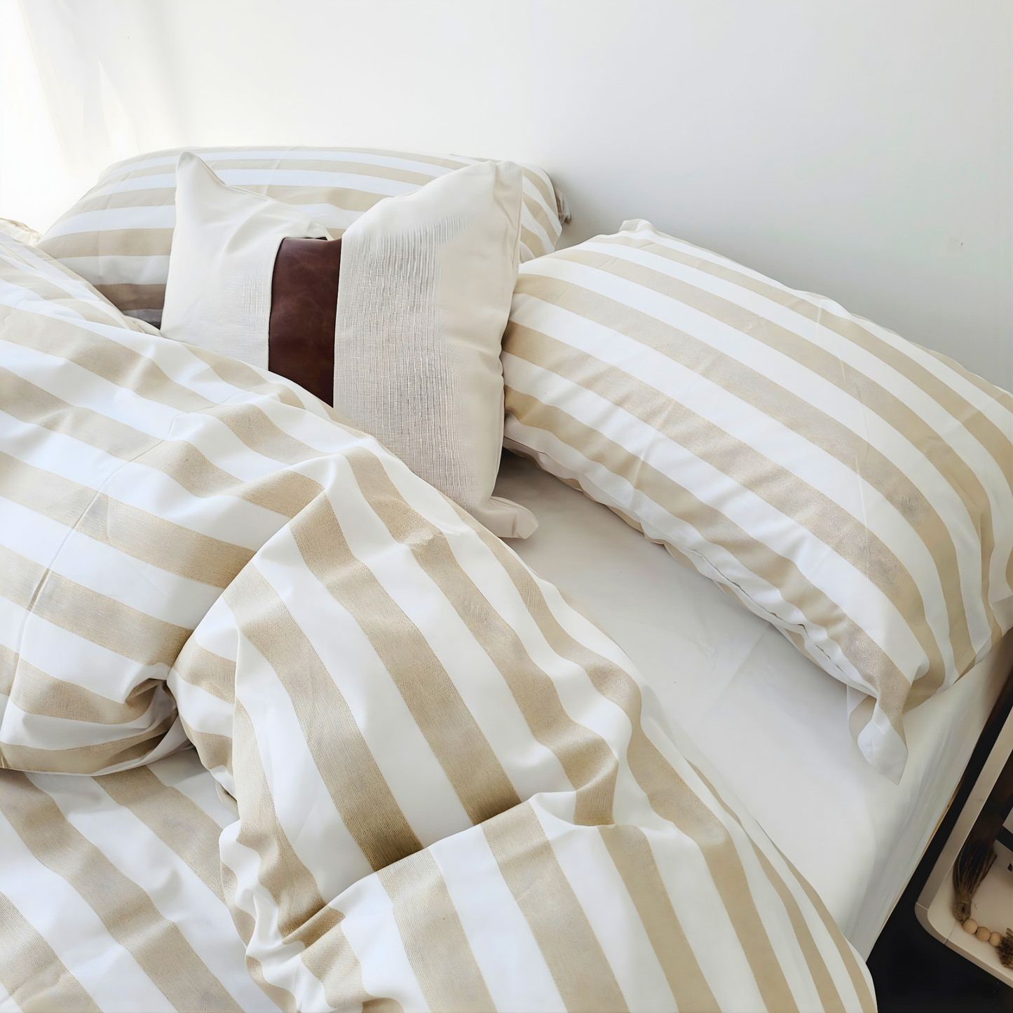 Luna Quilt Cover Set-Moisture-Wicking Fabric in Pure Cotton Percale