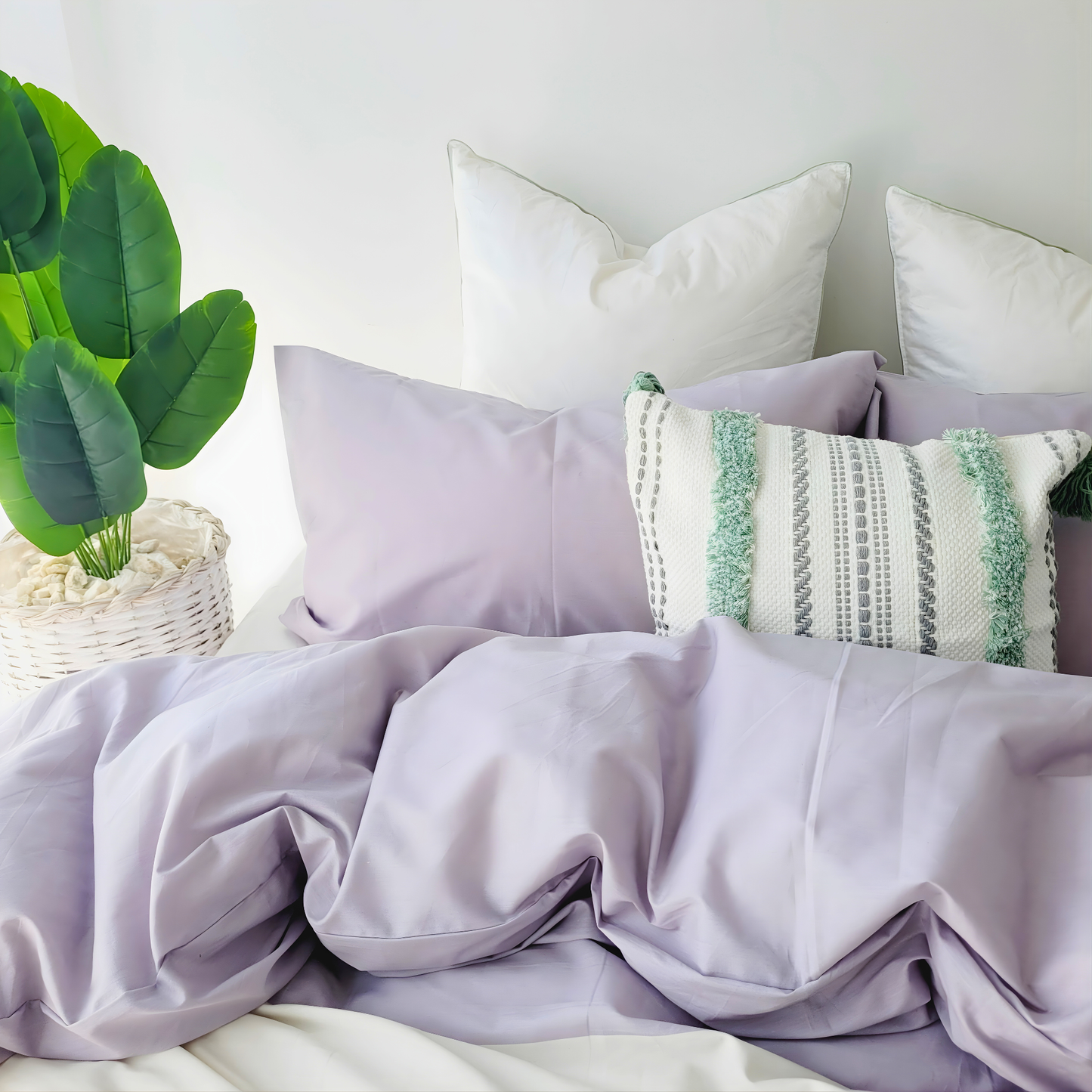 Indie Quilt Cover Set – Soft with Fade-Resistant Colors -Pure Cotton Percale