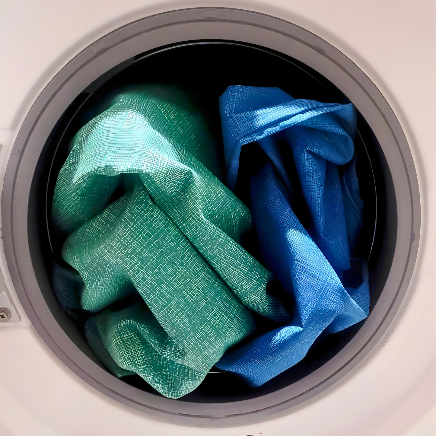 Blue Textured Print Quilt Cover Set | Pure Cotton with Ornate Patterns