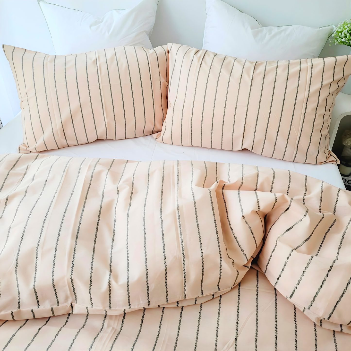 Bonnie Quilt Cover Set – Soft Cotton with Fade-Resistant Colors -Pure Cotton Percale