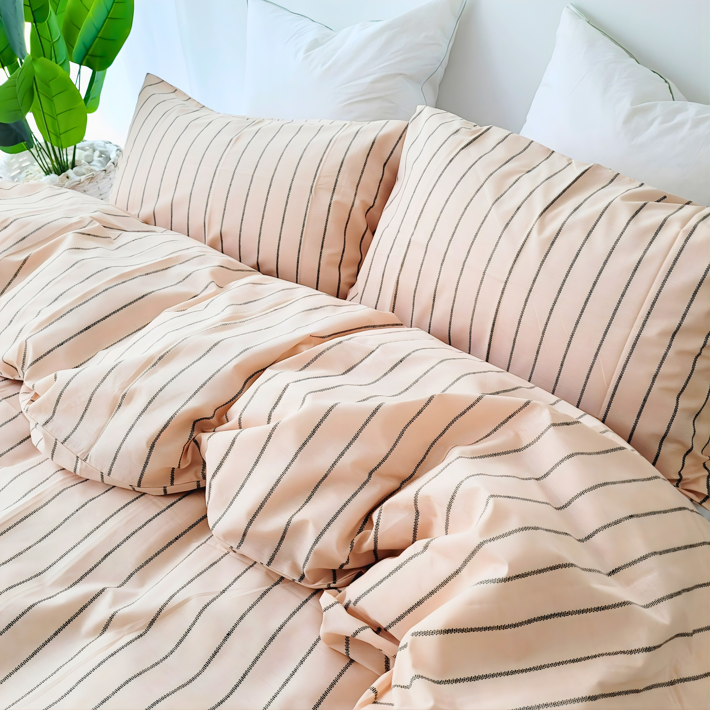 Bonnie Quilt Cover Set – Soft Cotton with Fade-Resistant Colors -Pure Cotton Percale