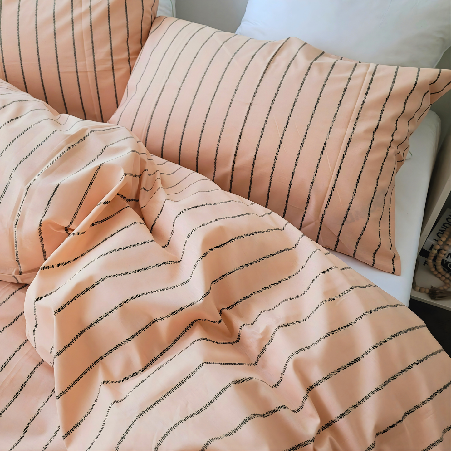 Bonnie Quilt Cover Set – Soft Cotton with Fade-Resistant Colors -Pure Cotton Percale