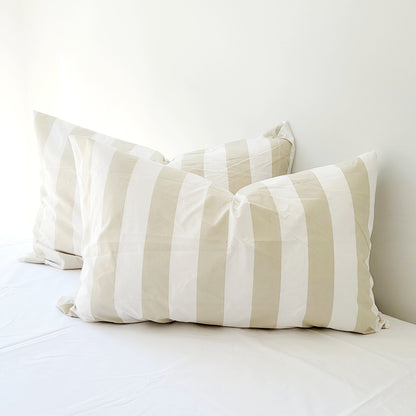 Beige Strix Microfiber Quilt Cover – Ultra-Soft & Luxury Bedding