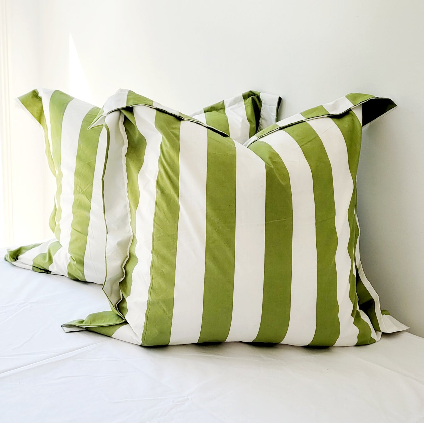 Olive Strix Microfiber Quilt Cover – Ultra-Soft & Luxury Bedding