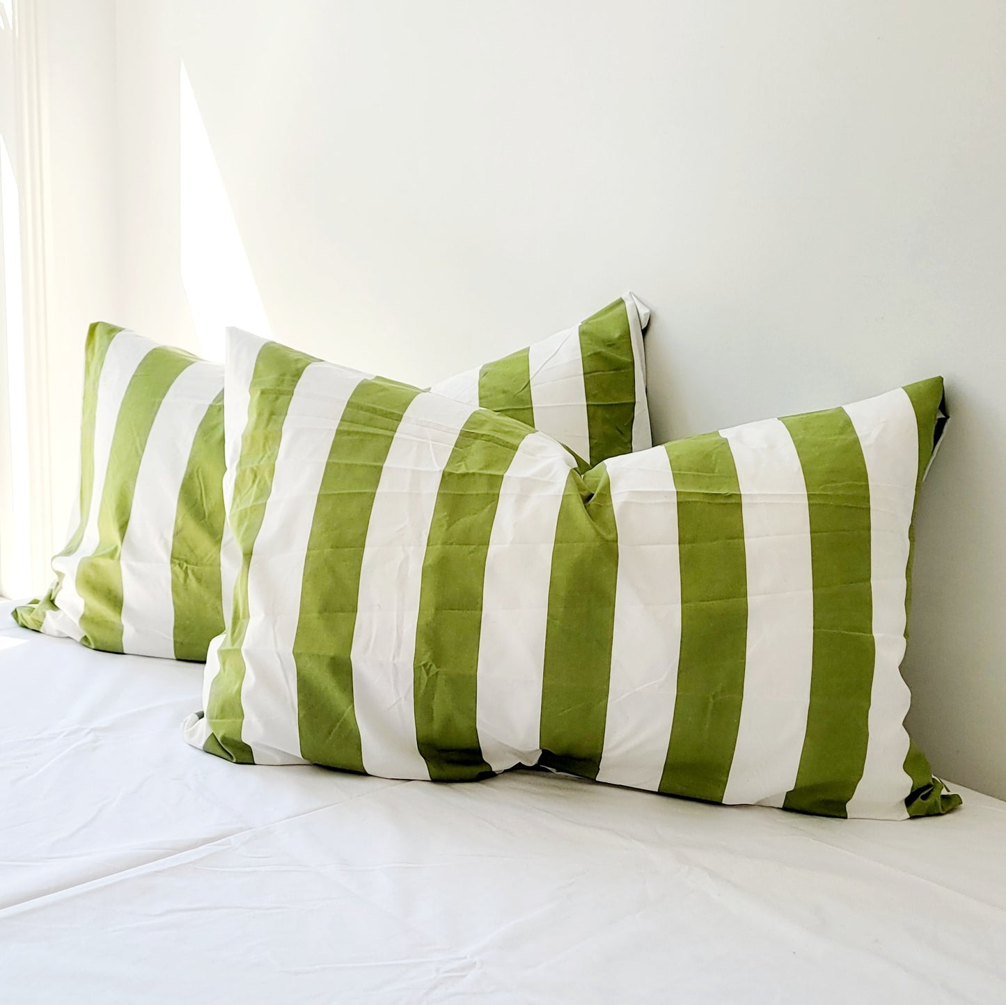 Olive Strix Microfiber Quilt Cover – Ultra-Soft & Luxury Bedding