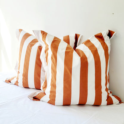 Rust Strix Microfiber Quilt Cover – Ultra-Soft & Luxury Bedding