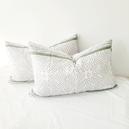 HAMPTON SAGE Pillowcase Pair