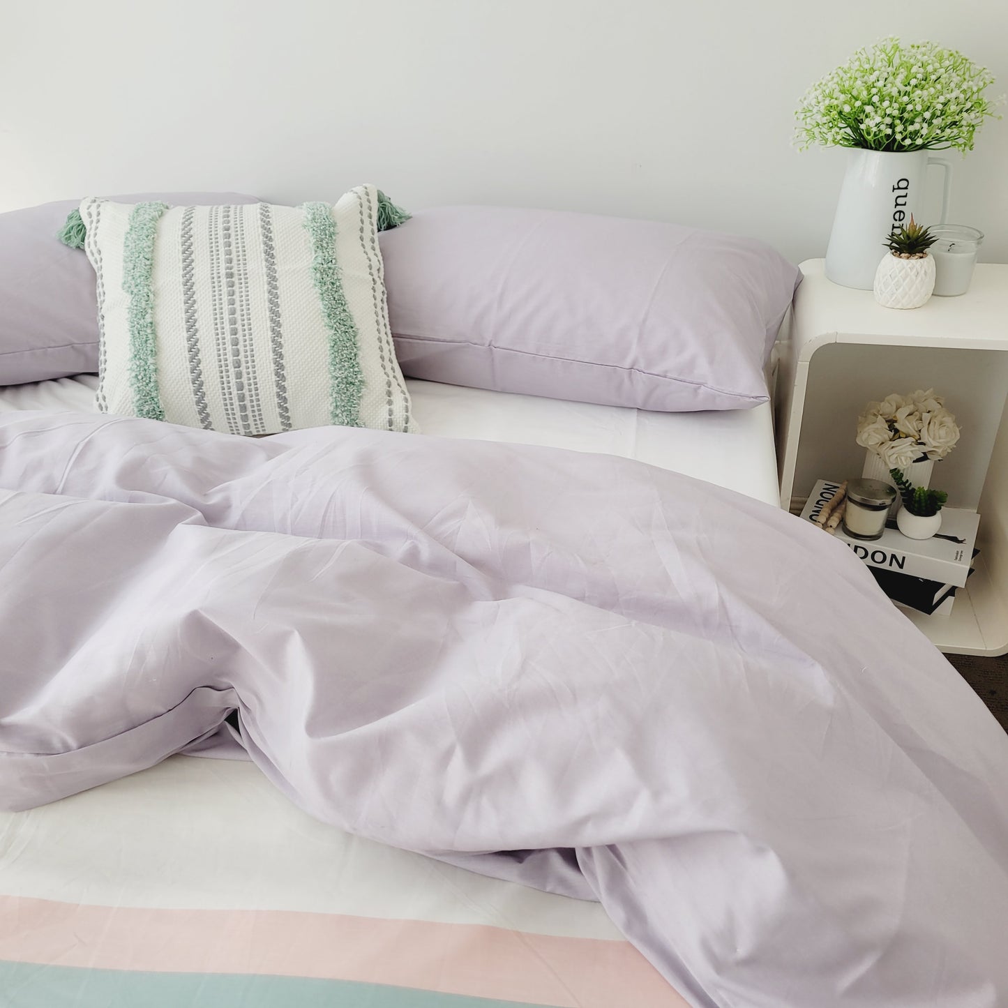 Indie Quilt Cover Set – Soft Cotton with Fade-Resistant Colors